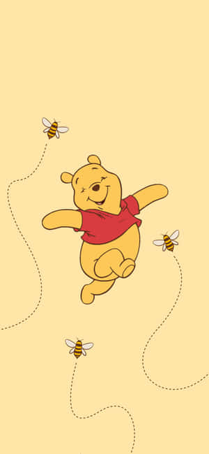 Winnie The Pooh-agtergrond — Infinix Hot 60 Muurpapier