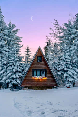 Winter iPhone Agtergrond — Vivo Pad5 Pro Muurpapier