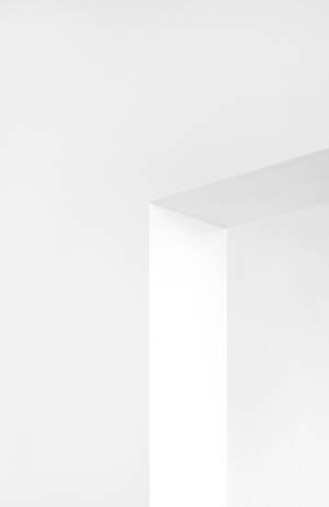 Wit estetiese muur muurpapier — Honor MagicPad4 Muurpapier
