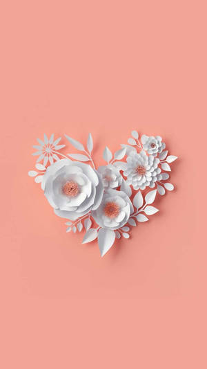 Wit Kunsmatige Blom Floral Iphone