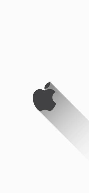 Wit iPhone Apple-logo — Galaxy S24 Muurpapier