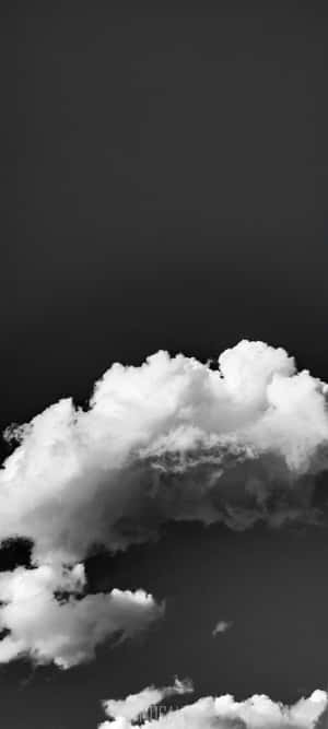 Wit Wolke — 20:9 Muurpapier