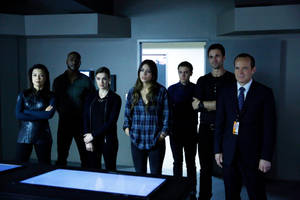 Wonderlike Agents of Shield Seisoen Een Stilraam — Marvel Muurpapier