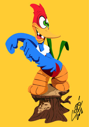 2480x3508 Woody Woodpecker HD Muurpapier - Woody Woodpecker 1940's Figuur — OnePlus Pad 3 Pro Muurpapier