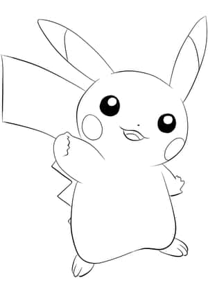 Pokémon-kleurprente — iPad (A16) Muurpapier