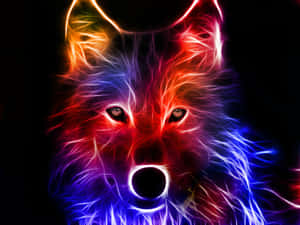 Super Koel Wolf — Koel wolf Muurpapier
