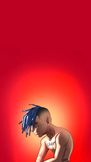 Xxxtentacion Anime Sonderhemp agtergrond — Xxxtentacion anime Muurpapier