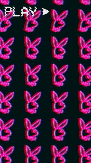 Y2k-estetika Pienk Playboy-konyn