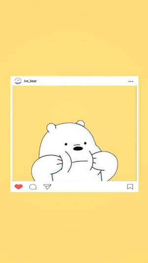 Ysbeer Tekenprent Instagram Styl Plasing