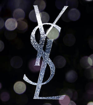 YSL Kersfeesuitgawe-logo-agtergrond — Vivo X Fold5 Muurpapier
