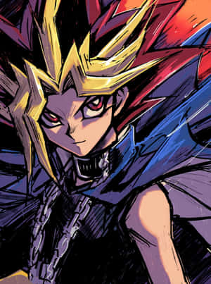 Yugi Muto: Die Meesterduellis in Aksie — iPad Pro M4 Muurpapier