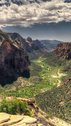 Zion Nasionale Park iPhone — Berge Muurpapier