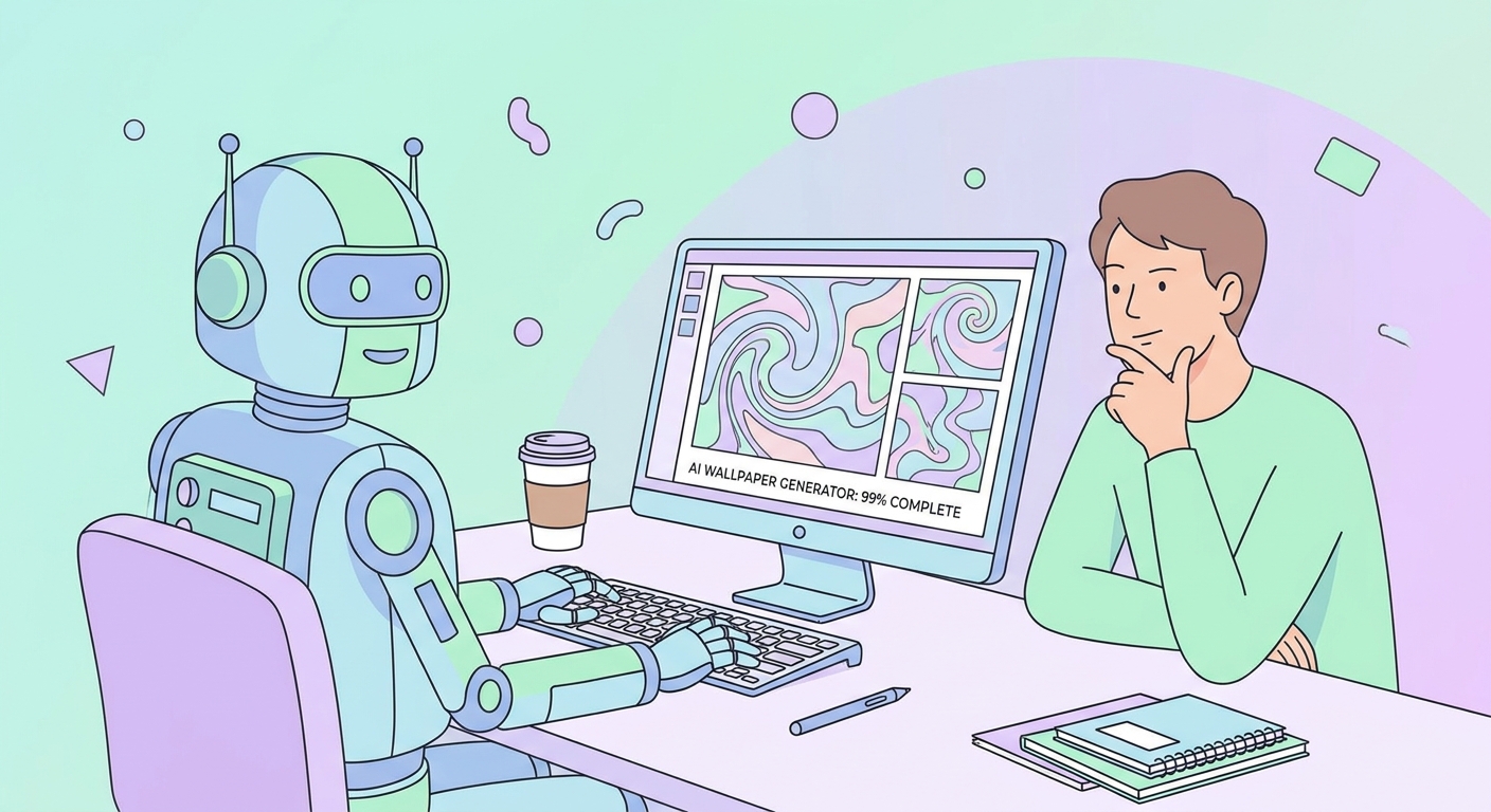 AI-Gegenereerde Muurpapier: Voor- en Nadele, Regstatus