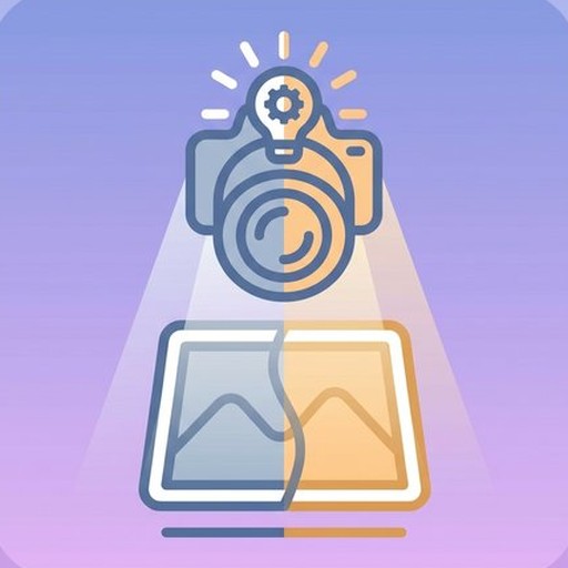 Verander die Beligting in 'n Foto — muurpapier editing tool